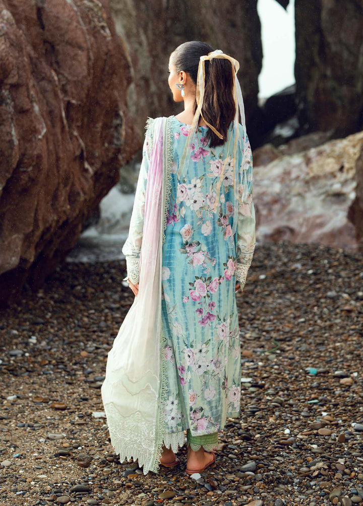 Gardenia by Nureh Unstitched Embroidered Lawn 3 Piece Suit NU26UGL NSG-202 - Summer Collection