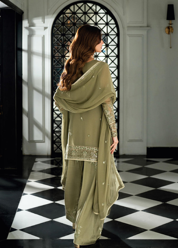 Maison d'or by Sahane Unstitched Embroidered Chiffon 3 Piece Suit CT-27003 CHELYE - Festive Collection