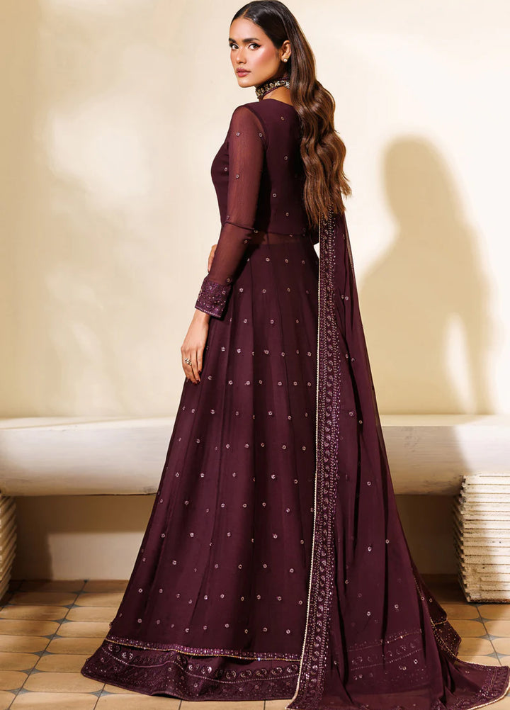 Zarif Women RTW Embroidered Chiffon 3 Piece Suit ZR26UCR ZRF-EMC-23 - Eid Collection