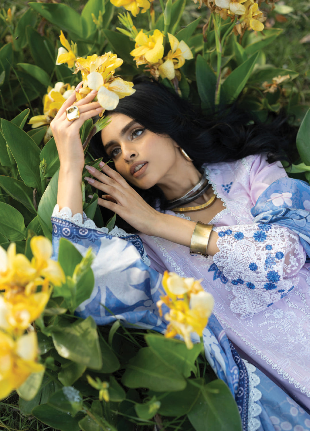 Zainab Chottani Unstitched Embroidered Lawn 3 Piece Suit ZC26ULE Bria 15 - Eid Collection