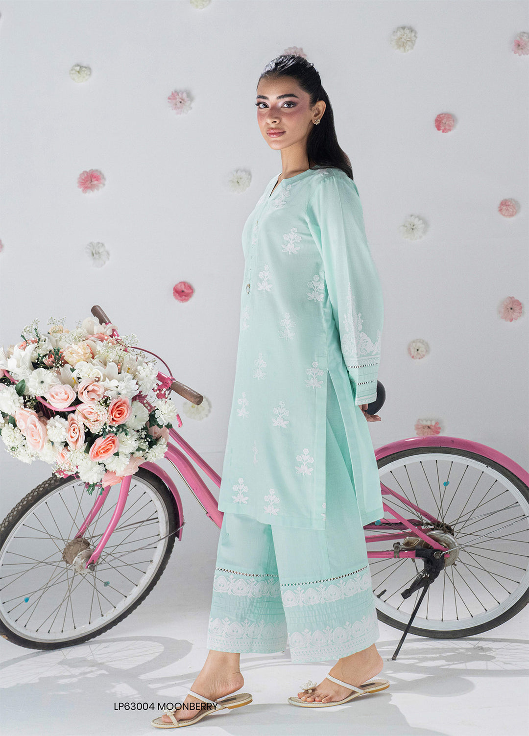 Blush N Bliss by Sahane Women RTW Embroidered Lawn 2 Piece Suit Bluebell LP63002 Casual Collection