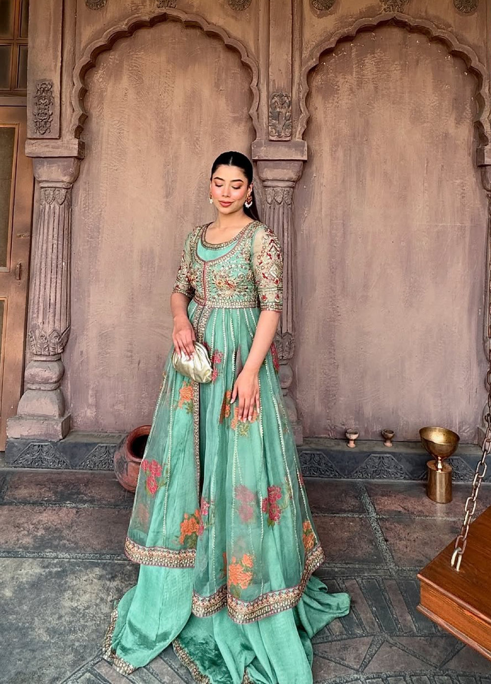 Maria Osama Khan Pret Embroidered Organza 4 Piece Suit Sahar-e-Jashan