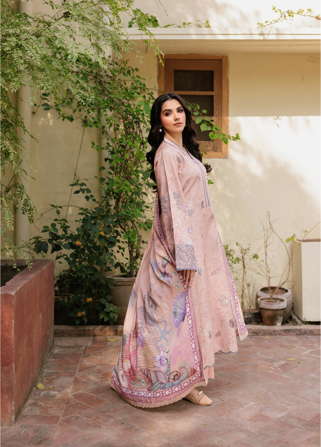 Zync by Florent Whispers Unstitched Embroidered Modal 3 Piece FL25WW FL-4A - Winter Collection