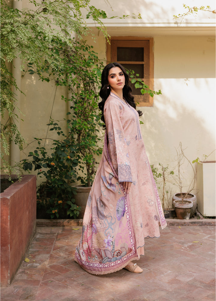 Zync by Florent Whispers Unstitched Embroidered Modal 3 Piece FL25WW FL-4A - Winter Collection