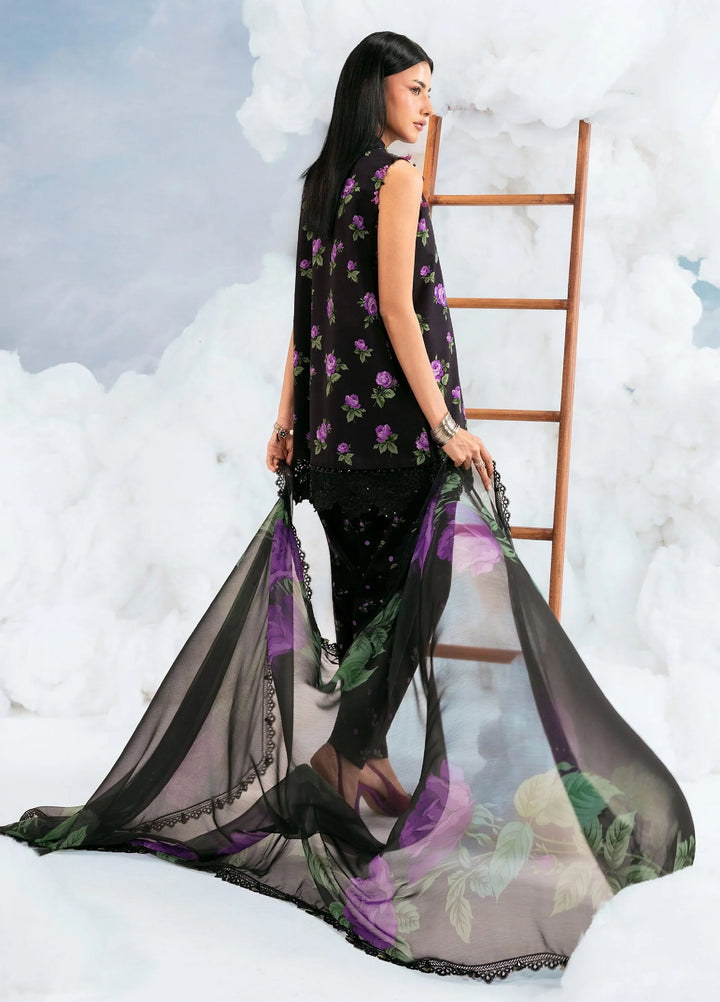 M Basics by Maria B Unstitched Embroidered Lawn 3 Piece Suit MB26SSEL MB-CUSV14-09B - Eid Collection