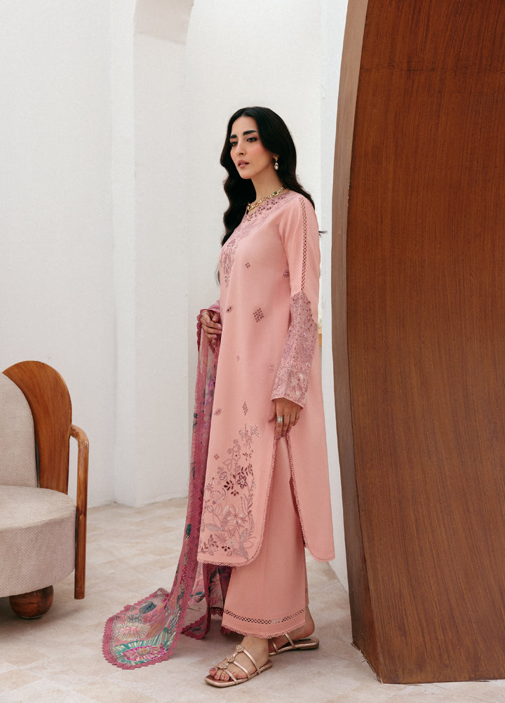Zync by Florent Untitched Lawn Embroidered 3 Piece Suit FL26UZ FZ-4A - Summer Collection