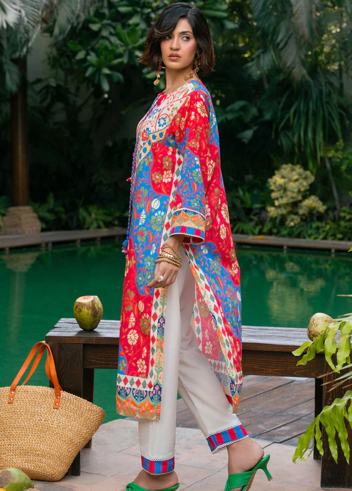 Nairah Women Pret Printed Arabic Lawn Suit NAH26PN Zinnia - Spring Collection