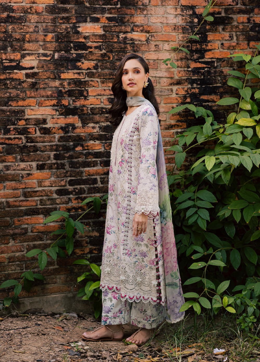 Shezlin by Aabyaan Unstitched Embroidered Chikankari 3 Piece Suit ABY26UCS ELARA - Eid Collection