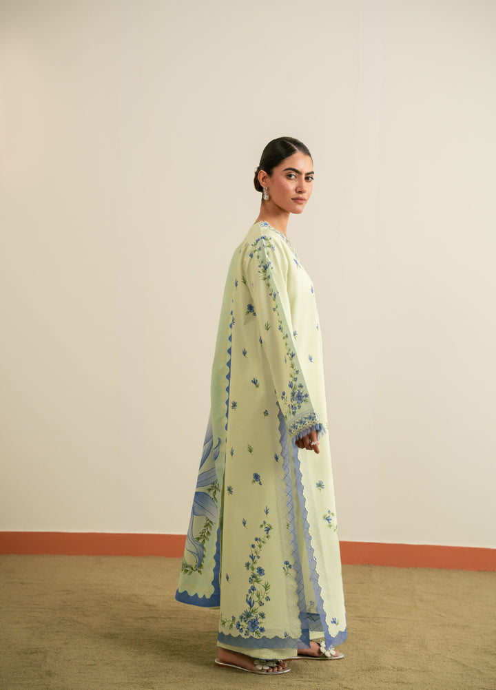 Seran Essentials Unstitched Printed Lawn 3 Piece Suit SN26UEL Astera D-01 - Lawn Collection