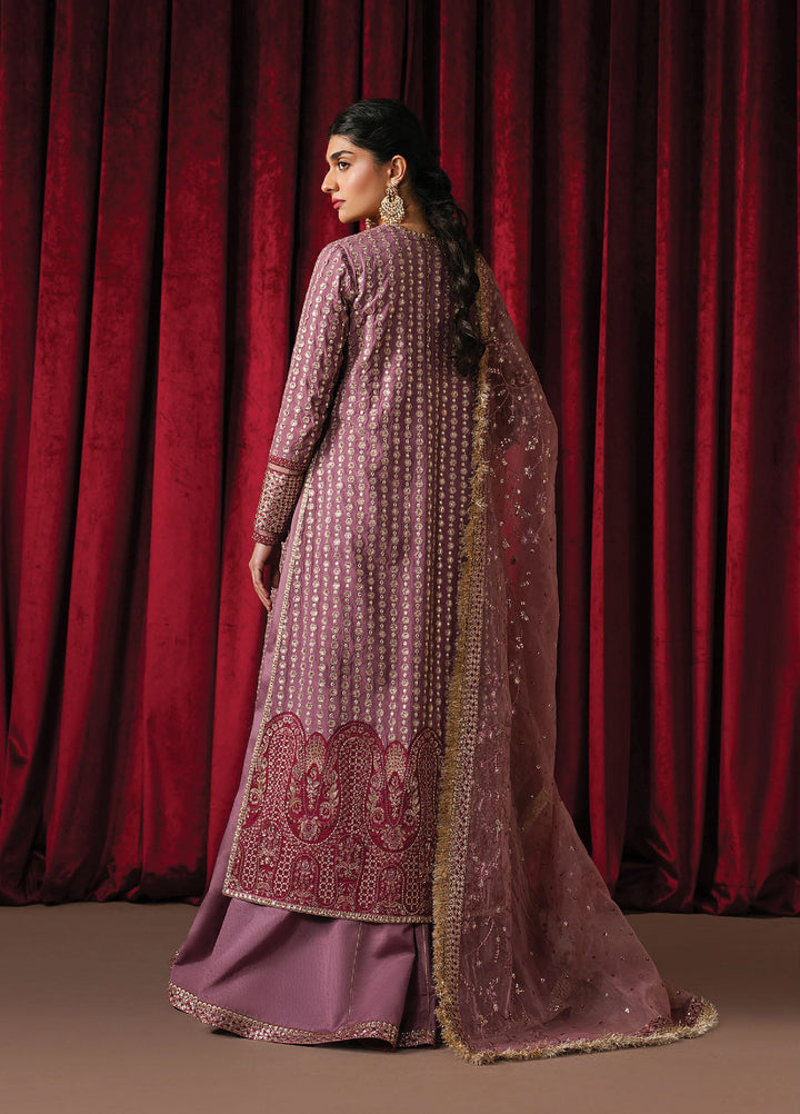 Qurbat by Ayzel Unstitched Embroidered Silk 3 Piece Suit AAF26UQ D-9 Humnishin - Festive Collection