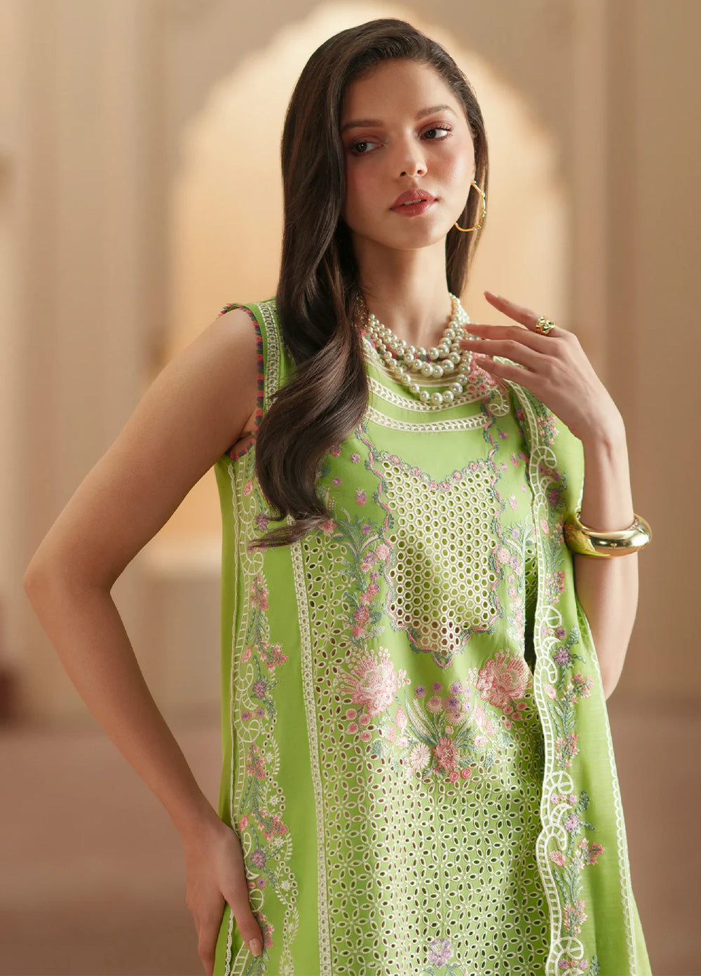Mashriq by Bin Ilyas Unstitched Embroidered Lawn 3 Piece Suit BI26UML D112A - Festive Collection