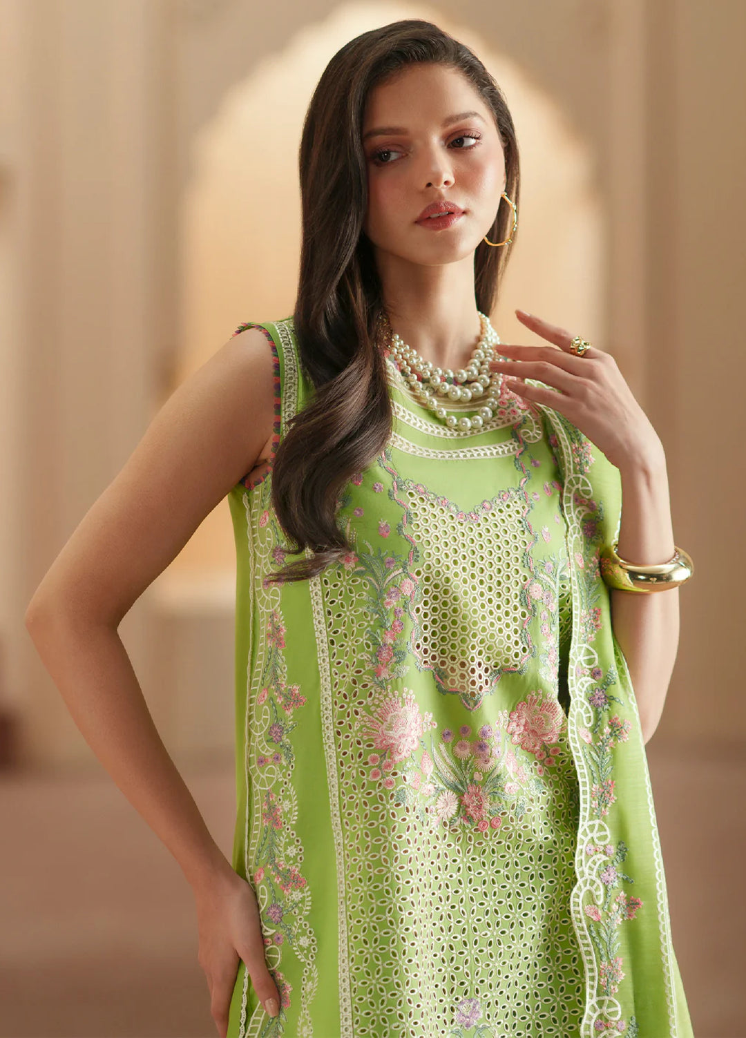 Mashriq by Bin Ilyas Unstitched Embroidered Lawn 3 Piece Suit BI26UML D112A - Festive Collection