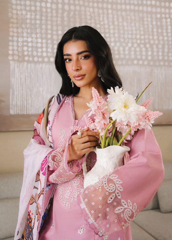 Afsanah by Seran Unstitched Embroidered Lawn 3 Piece Suit SN26UAL D-5 Mehar - Summer Collection