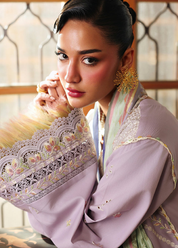 Lumina by Bin Ilyas Unstitched Embroidered Lawn 3 Piece Suit BI26UL L7 5A - Summer Collection