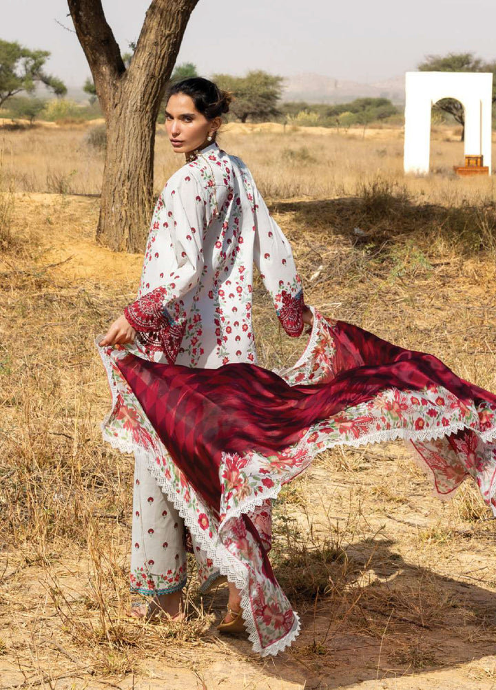 Zainab Chottani Unstitched Embroidered Luxury Lawn 3 Piece Suit ZC26ULZ D-14 RIVYA - Summer Collection