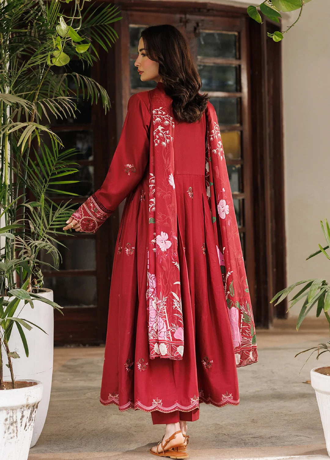 Mistfall Ramadan Edit by Panache Women RTW Embroidered Cotton 3 Piece Blush Reverie - Casual Collection