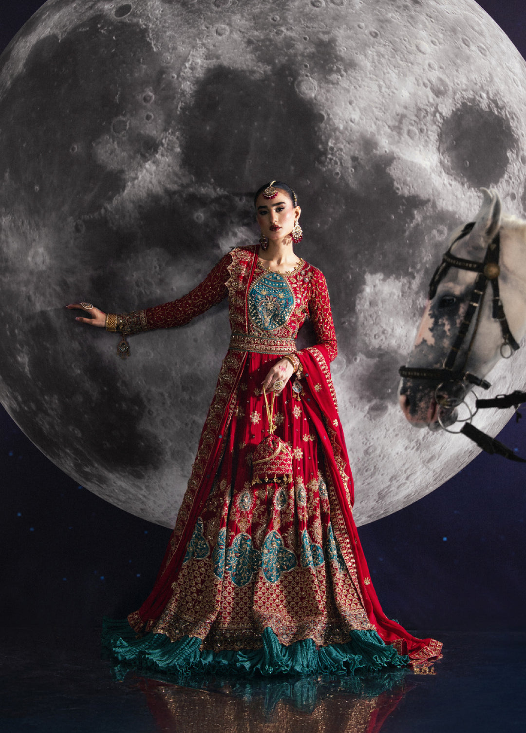 Sara Jahan Women RTW Embroidered Chiffon 3 Piece Suit SJ26RF AD-004 - Festive Collection