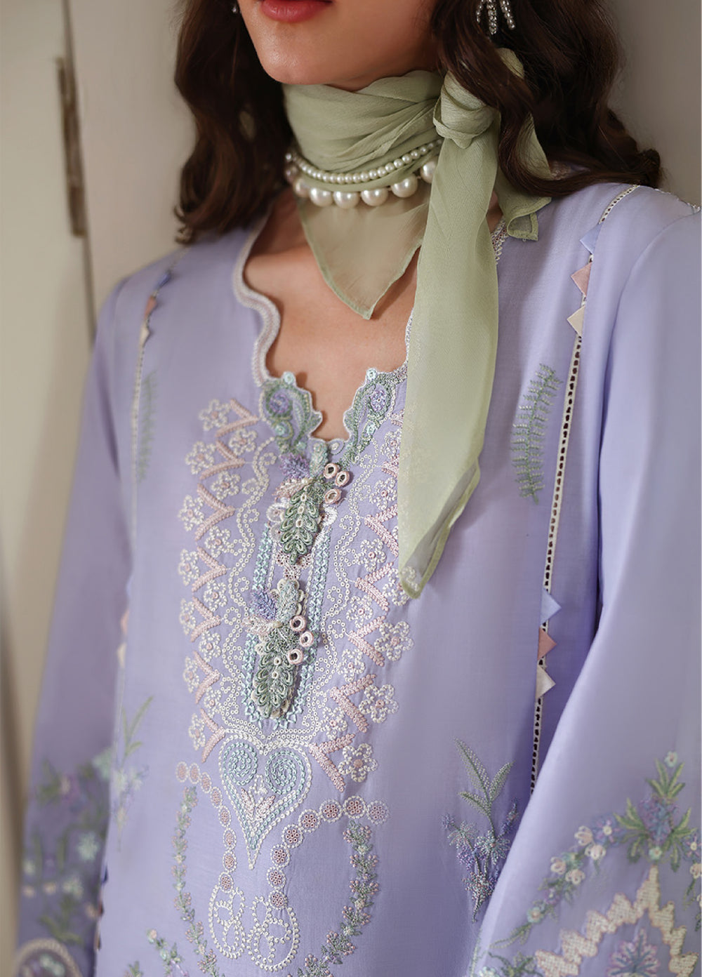 Belle Saison by Esmel Unstitched Embroidered Lawn 3 Piece Suit EML26ULB Eloise EUNSS260202 - Festive Collection