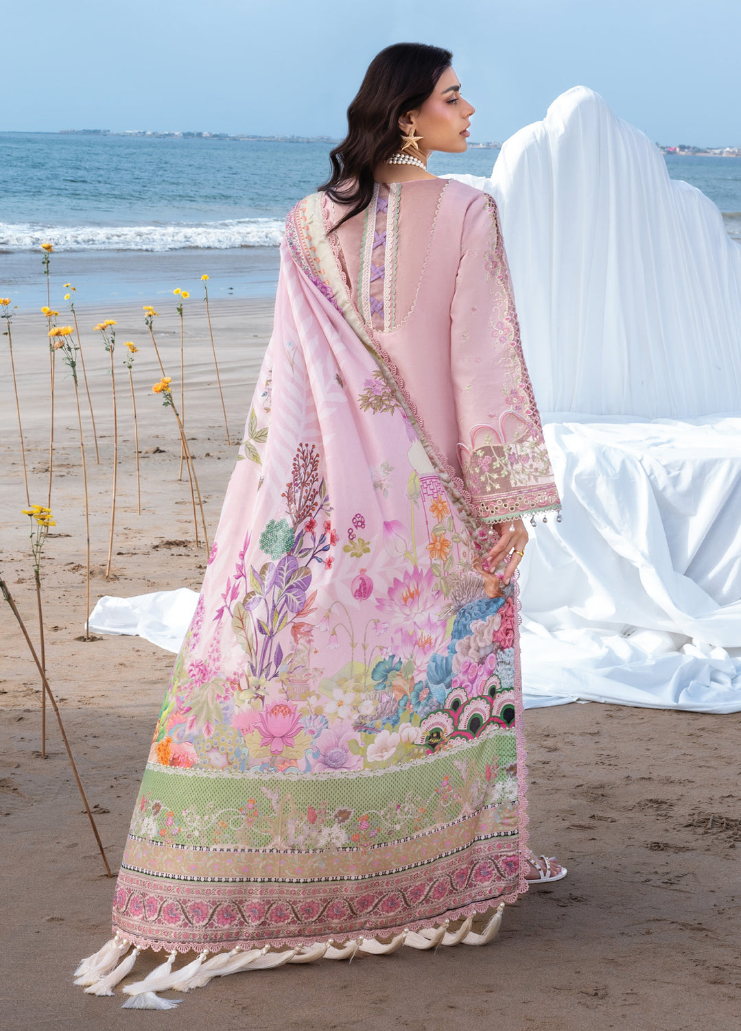 Sirene by Mahnur Unstitched Embroidered Lawn 3 Piece Suit MN26USL S-12 - Summer Collection