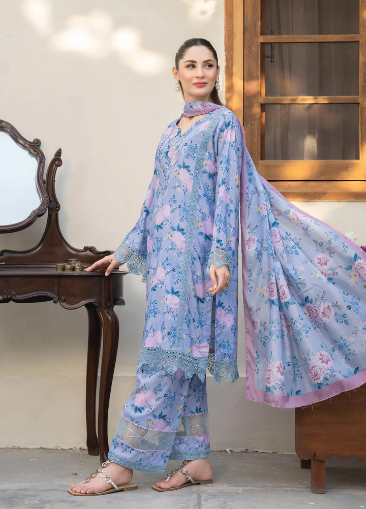 Mah e Noor Intermix by Panache 3 Piece Raw silk Aeris - Winter Collection