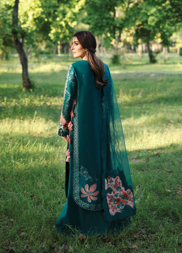 A-Lawn by Afrozeh Unstitched Embroidered Lawn 3 Piece Suit AF26UAL Daliya FWU-0067-3PO - Eid Collection