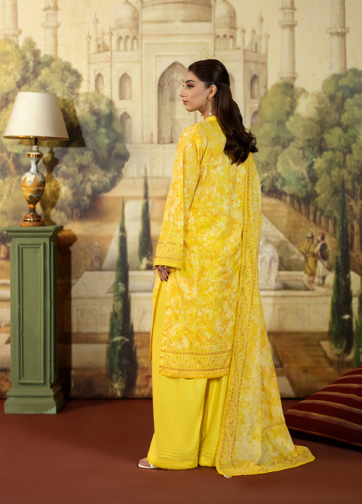 Regalia Textile Unstitched Embroidered Lawn 3 Piece Suit RG26EUS D-9 - Summer Collection