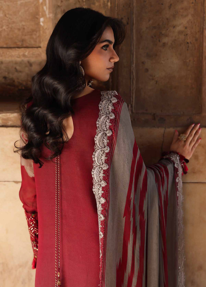 Vasal by Charizma Unstitched Luxury Chiffon Embroidered Suits 3 Piece CRZ25LC VSL25-45 - Festive Collection