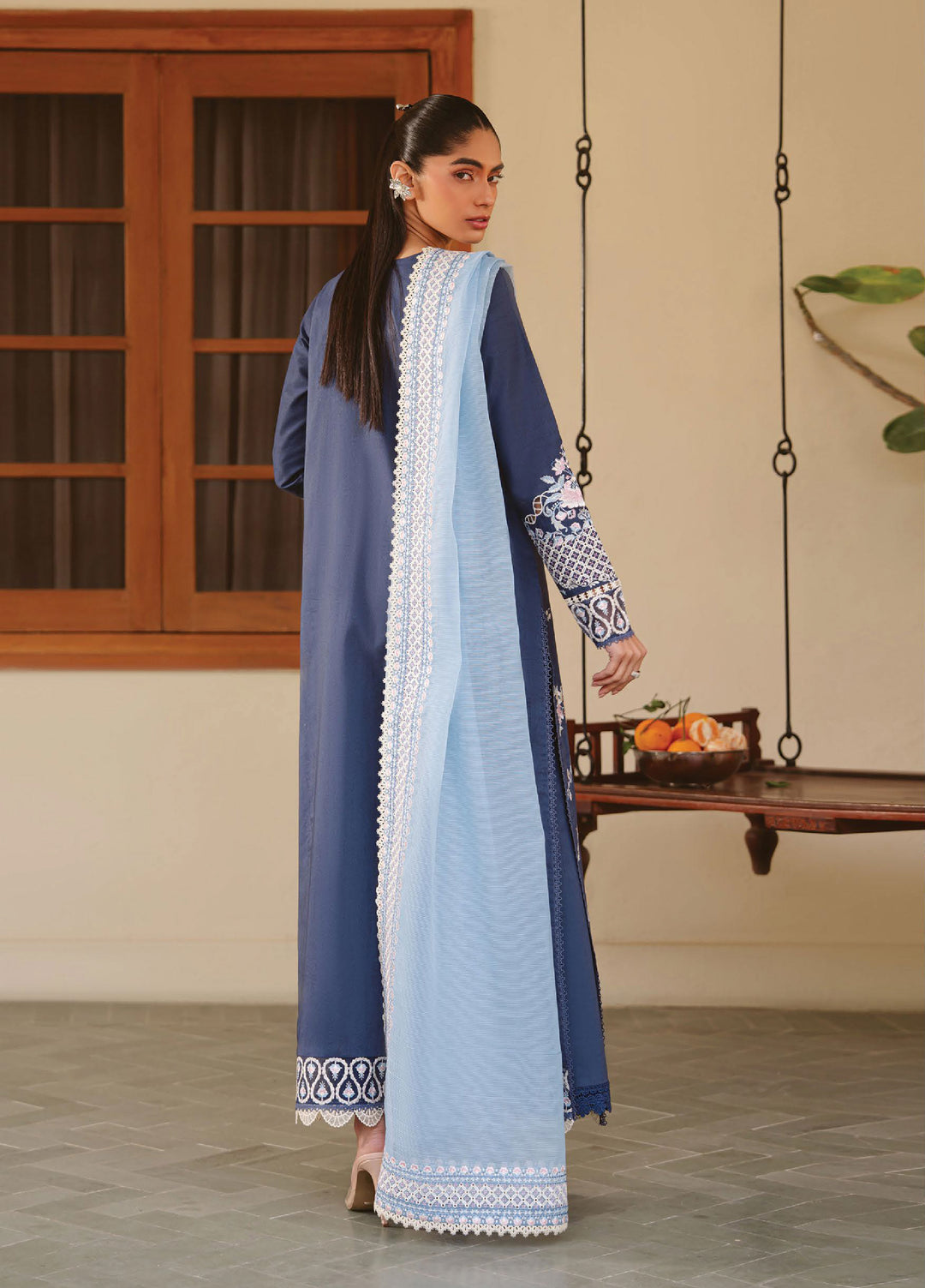 Serein by Ayzel Unstitched Embroidered Lawn 3 Piece Suit AAF26USL Elyra - Eid Collection