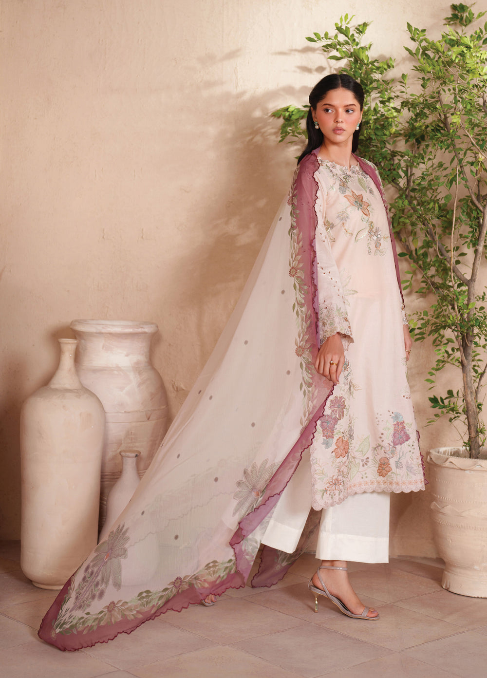 Iznik Unstitched Embroidered Lawn 3 Piece Suit IZ26ULE EL-04 - Eid Collection