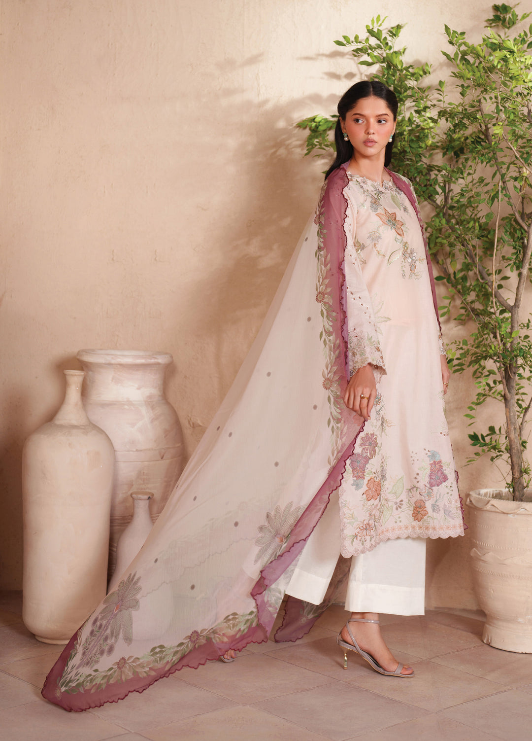 Iznik Unstitched Embroidered Lawn 3 Piece Suit IZ26ULE EL-04 - Eid Collection