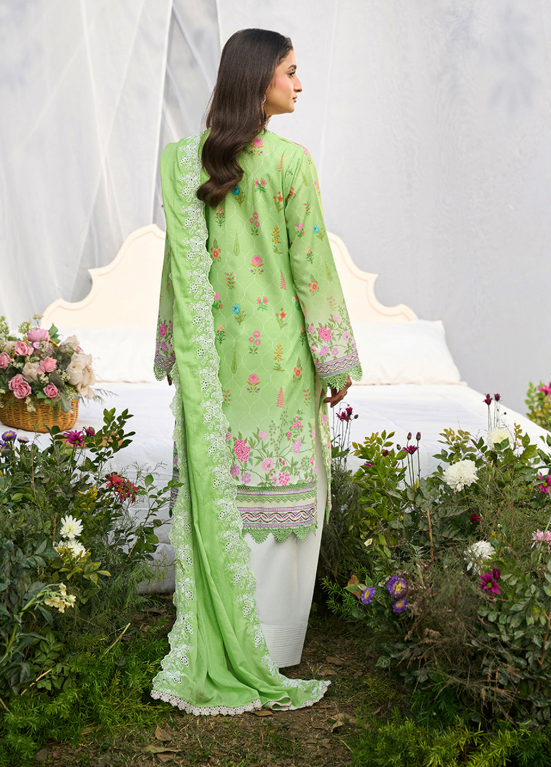 Raha Summer Prints by RajBari Unstitched Printed Lawn 3 Piece Suit RB26URS D-02 - Summer Collection