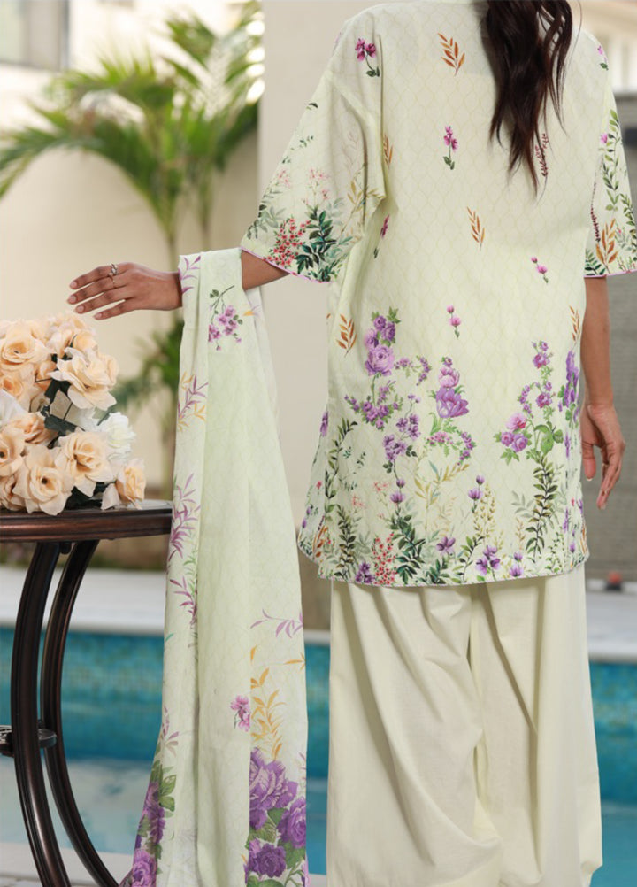 The Garden Muse by Chameli Unstitched Printed Lawn 3 Piece Suit CHM26UGM WRTS-0003 - Summer Collection