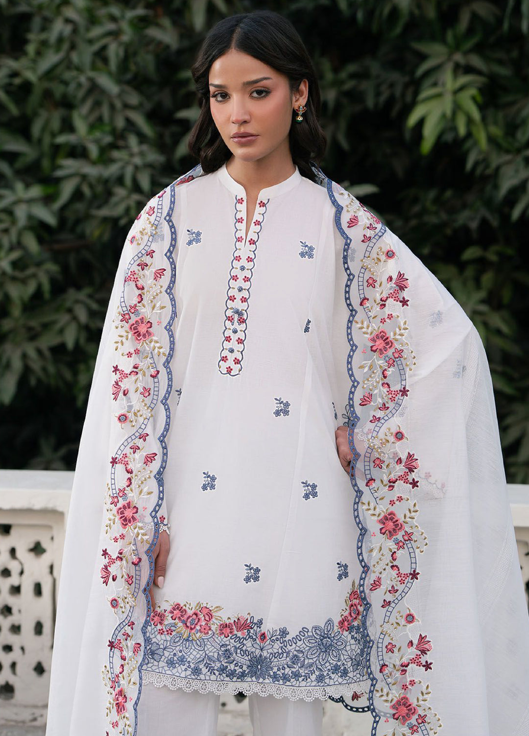 Mahiri by Cross Stitch Unstitched Embroidered Lawn 3 Piece Suit CS26UM D-10 DEW WHISPER - Summer Collection