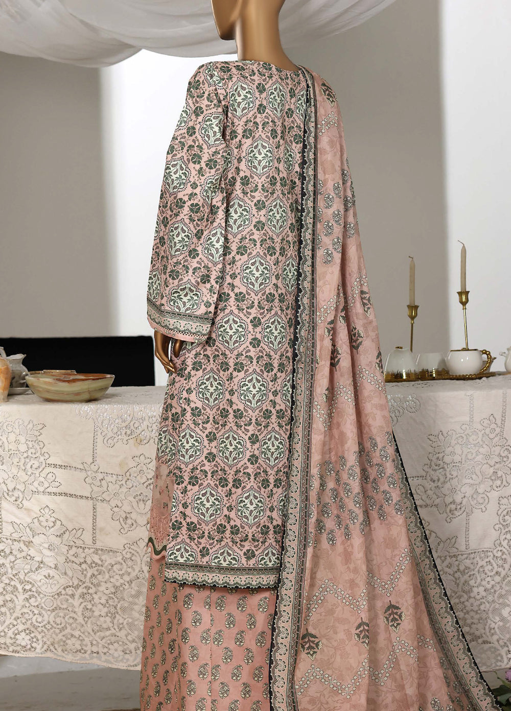 Guldozi by HZ Textiles RTW Embroidered Lawn 3 Piece Suit CPE-3P-022 - Summer Collection