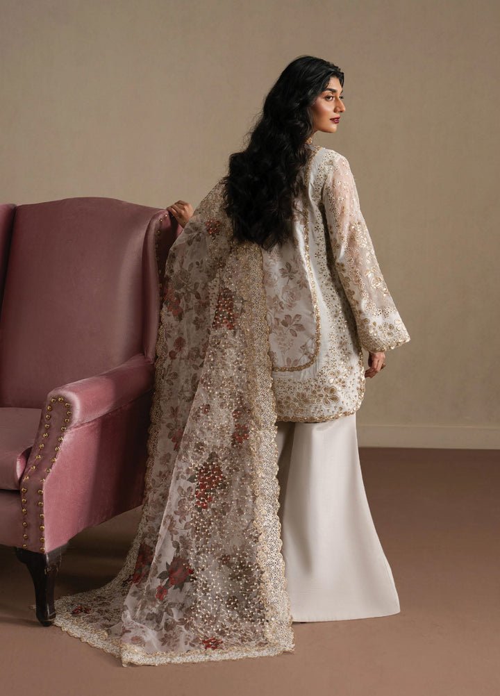 Qurbat by Ayzel Unstitched Embroidered Silk 3 Piece Suit AAF26UQ D-8 Riwaayat - Festive Collection