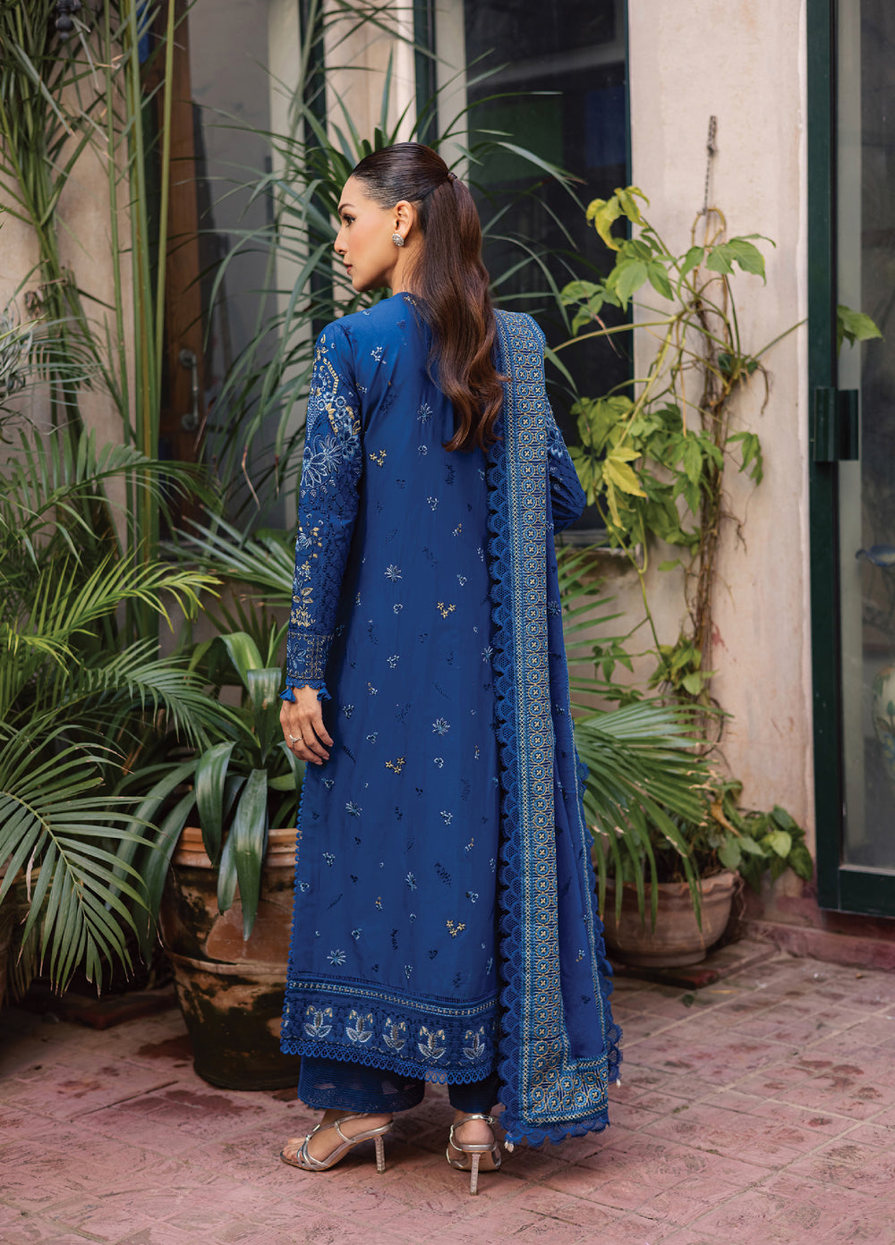 Celia by Zarposh Unstitched Embroidered Luxury Lawn 3 Piece Suit ZR26UCL NYSA - Festive Collection