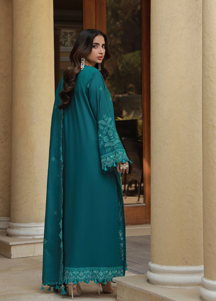 Lakhany Chikankari Unstitched Embroidered Lawn 3 Piece Suit LSM26UCL LG-UB-0296 - Festive Collection