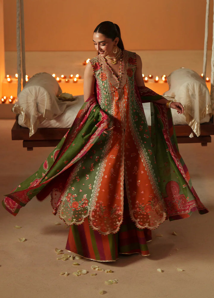 Mashriq by Bin Ilyas Unstitched Embroidered Lawn 3 Piece Suit BI26UML D114B - Festive Collection