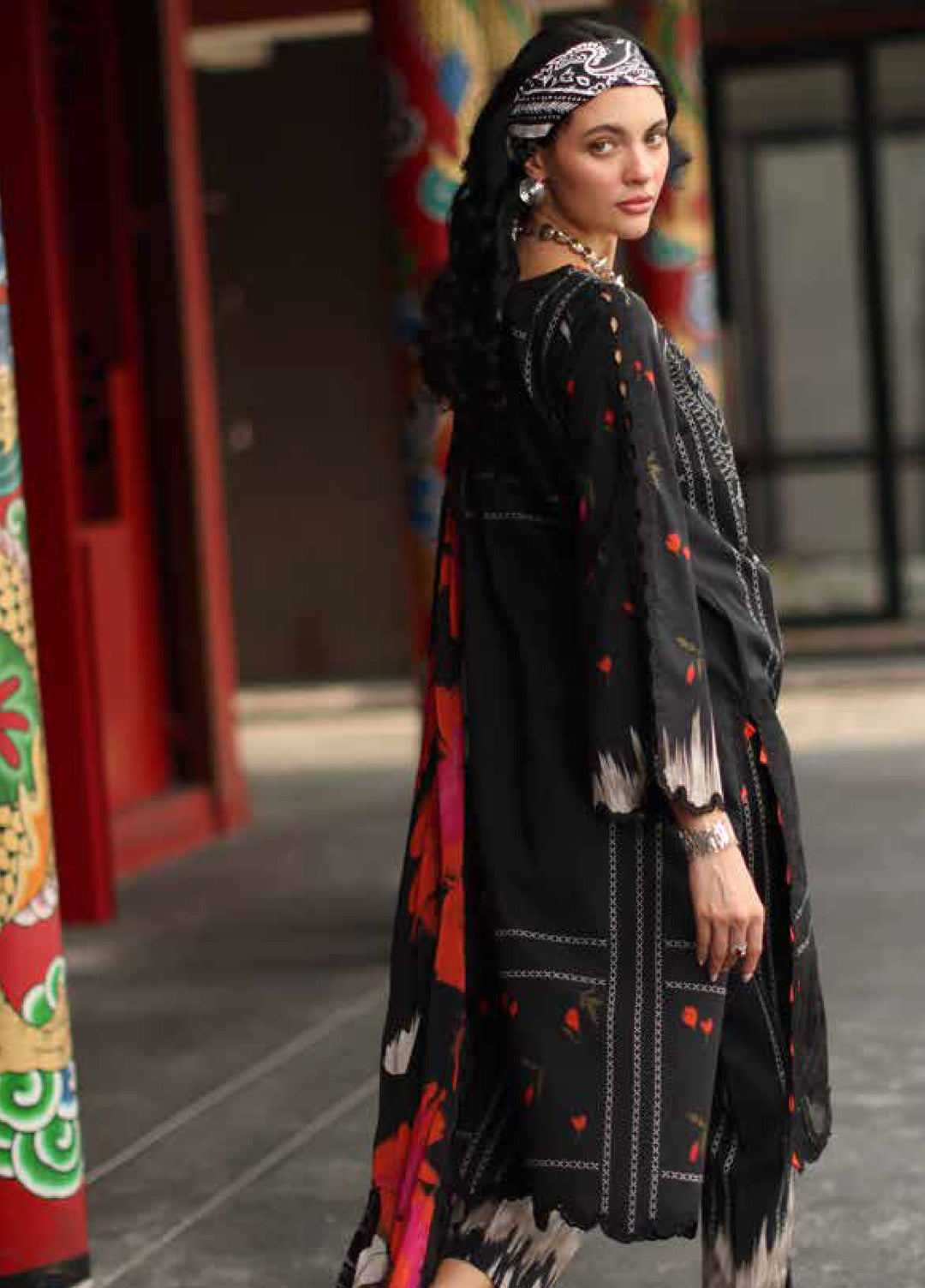Signature by Charizma Unstitched Printed Lawn 3 Piece Suit CHR26USL CS6-02 - Summer Collection