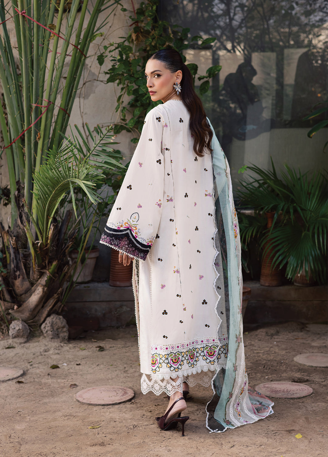 Celia by Zarposh Unstitched Embroidered Luxury Lawn 3 Piece Suit ZR26UCL ZARMIN - Festive Collection