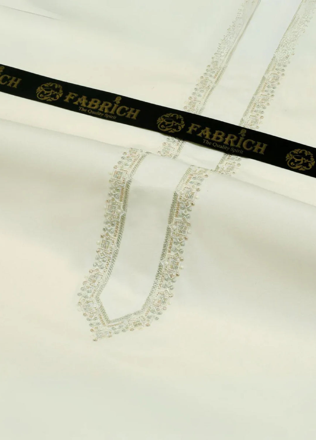 Monochrome by Fabrich Embroidered Wash N Wear Suit Unstitched 2 Piece GTS-BGM-002 - Festive Collection