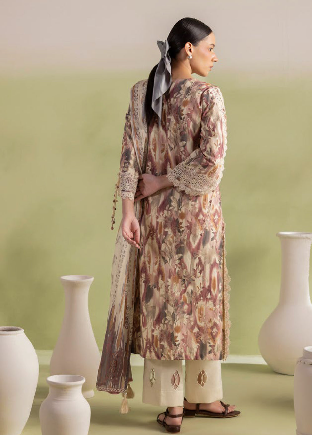 Bagheecha by Gul Ahmed Unstitched Embroidered Lawn 3 Piece Suit GA26ULB CL62419 - Casual Collection