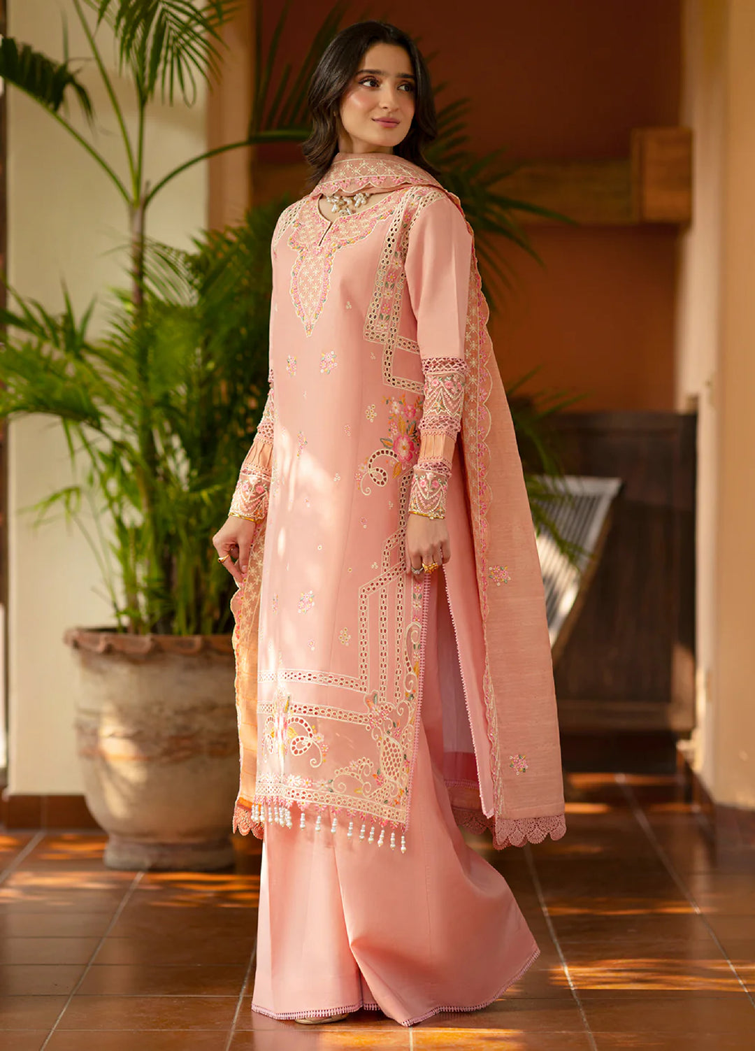 Angan by Mahnur Unstitched Embroidered Lawn 3 Piece Suit MN26UAL AAN-004 - Summer Collection