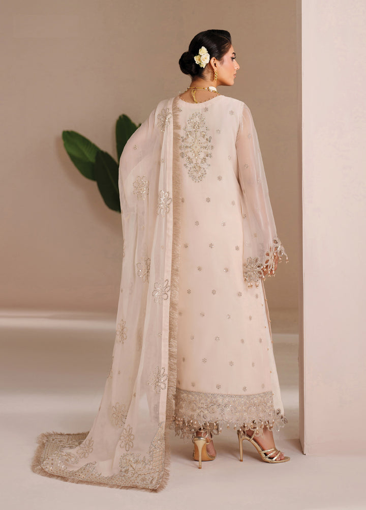 Aymal by Alizeh Fashion Unstitched Embroidered Chiffon 3 Piece Suit AFB26UA D-03 Mika - Festive Collection