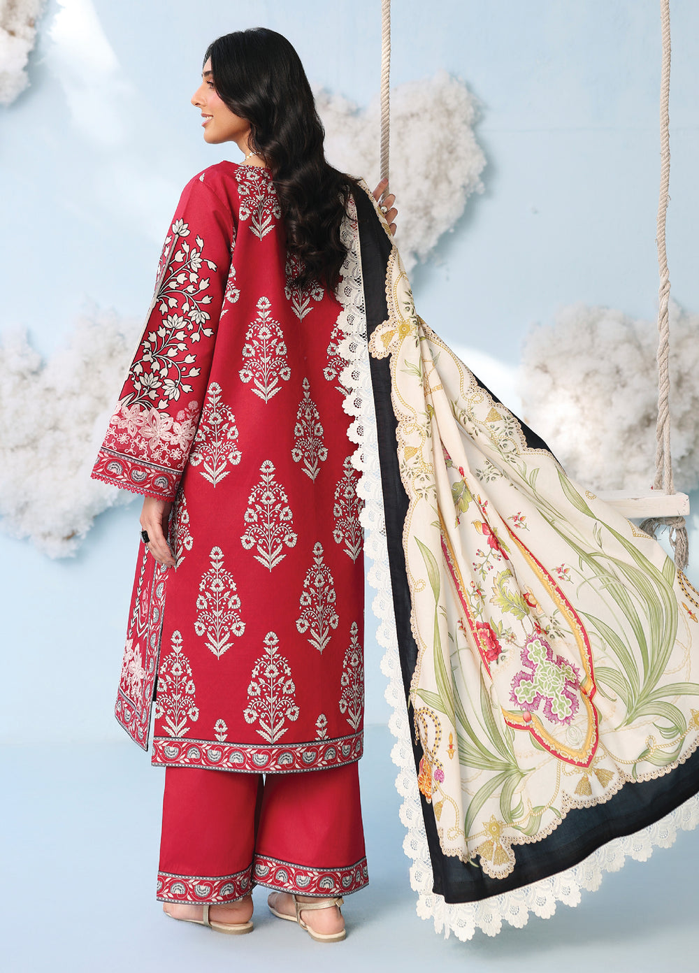 Anaya by Mahnur Unstitched Embroidered Lawn 3 Piece Suit MN26UALV AN2-01 - Festive Collection