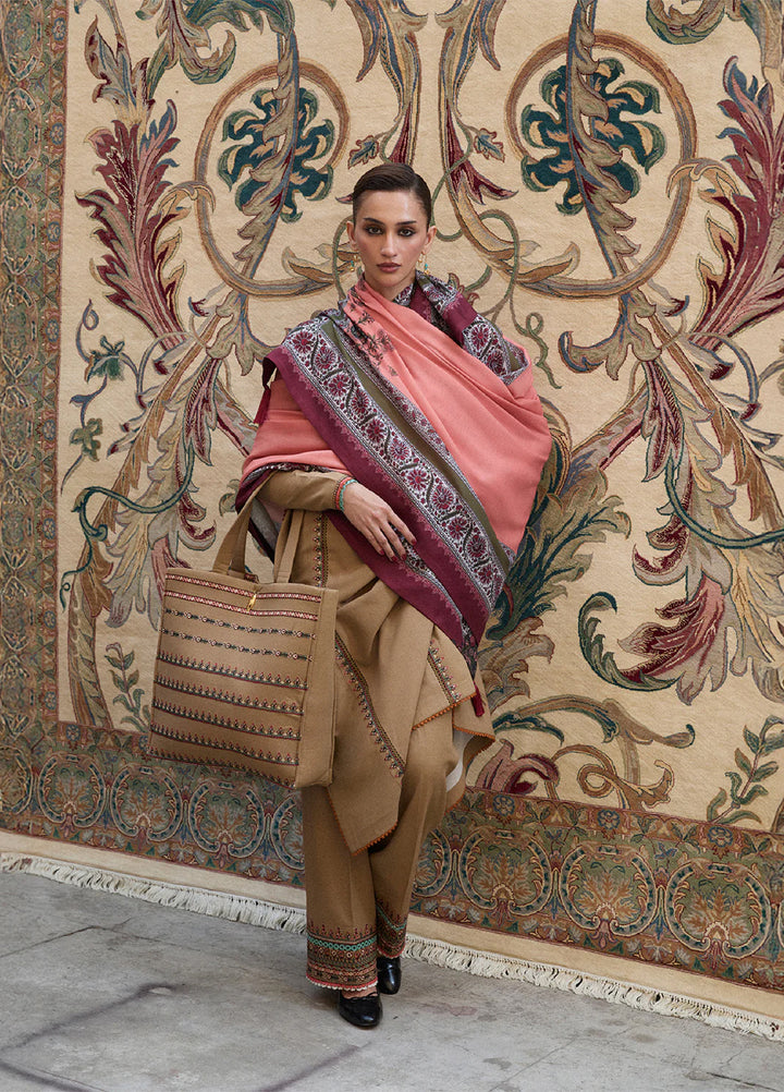 Jugnu by Hussain Rehar Unstitched Karandi Embroidered Suits 3 Piece HR25JW Dahr - Winter Collection