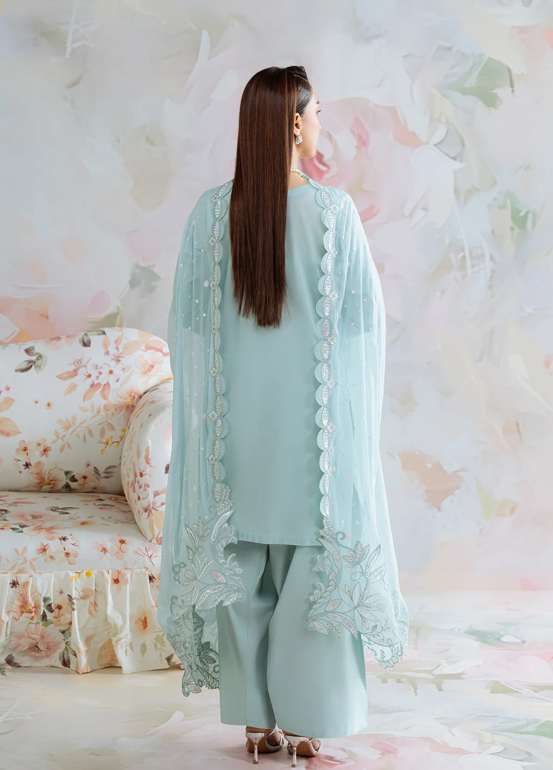 Core by Daria Clothing Unstitched Embroidered Lawn 3 Piece Suit DC26UCL DA-80 - Summer Collection