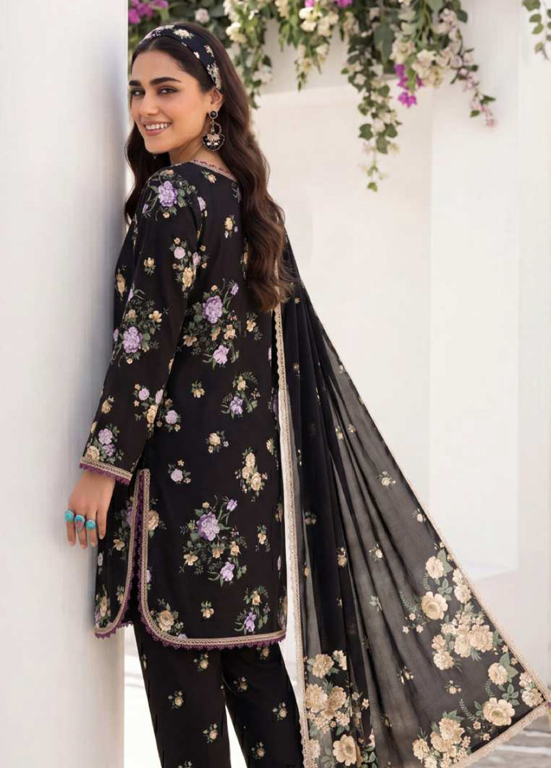 Coco Cords by Al Zohaib Unstitched Printed Lawn 3 Piece Suit AZ26UCL-2 - Casual Collection