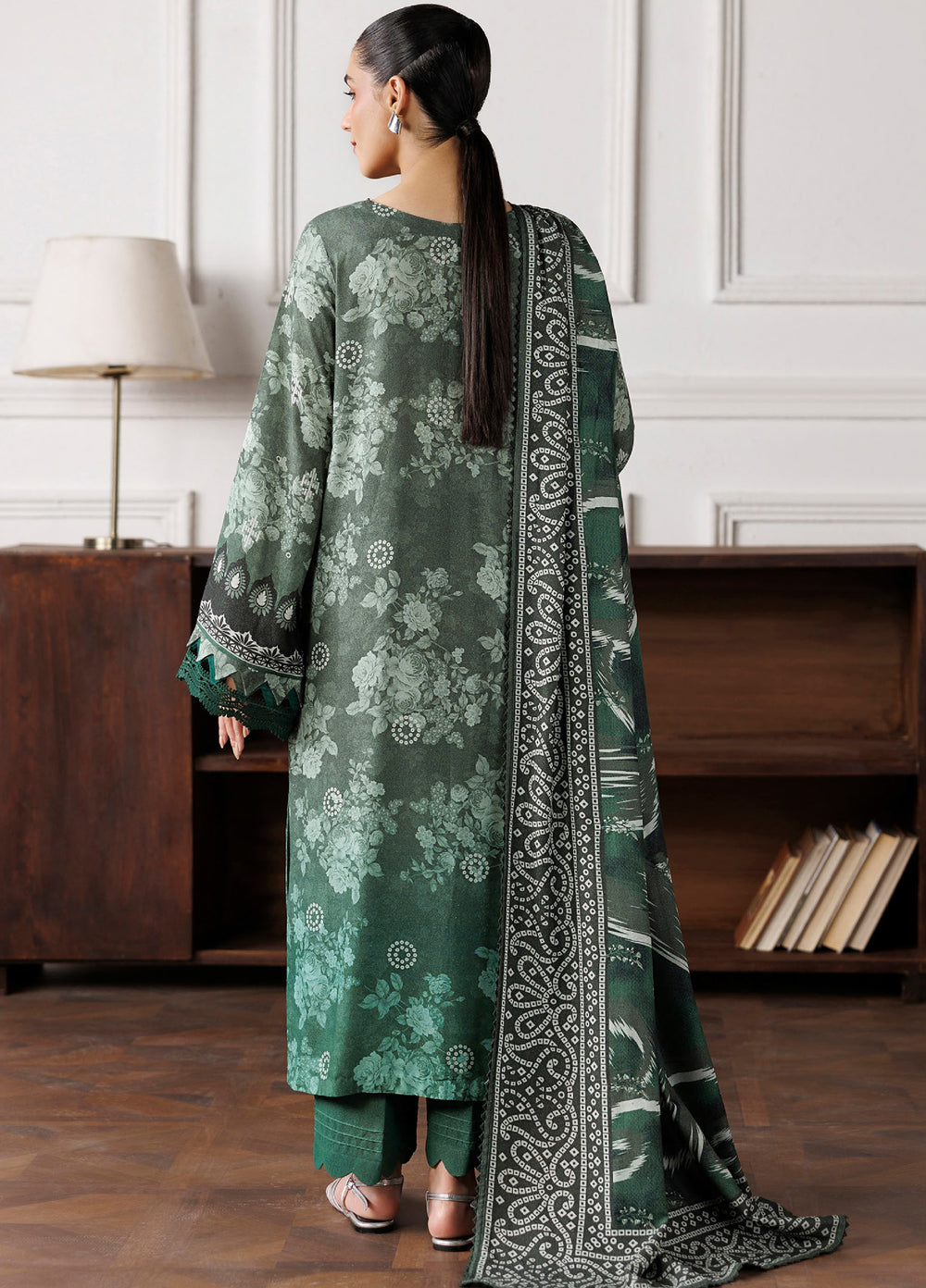 Kaya by Daria Unstitched Embroidered Karandi 3 Piece Suit DN26UKK DA-127 - Casual Collection