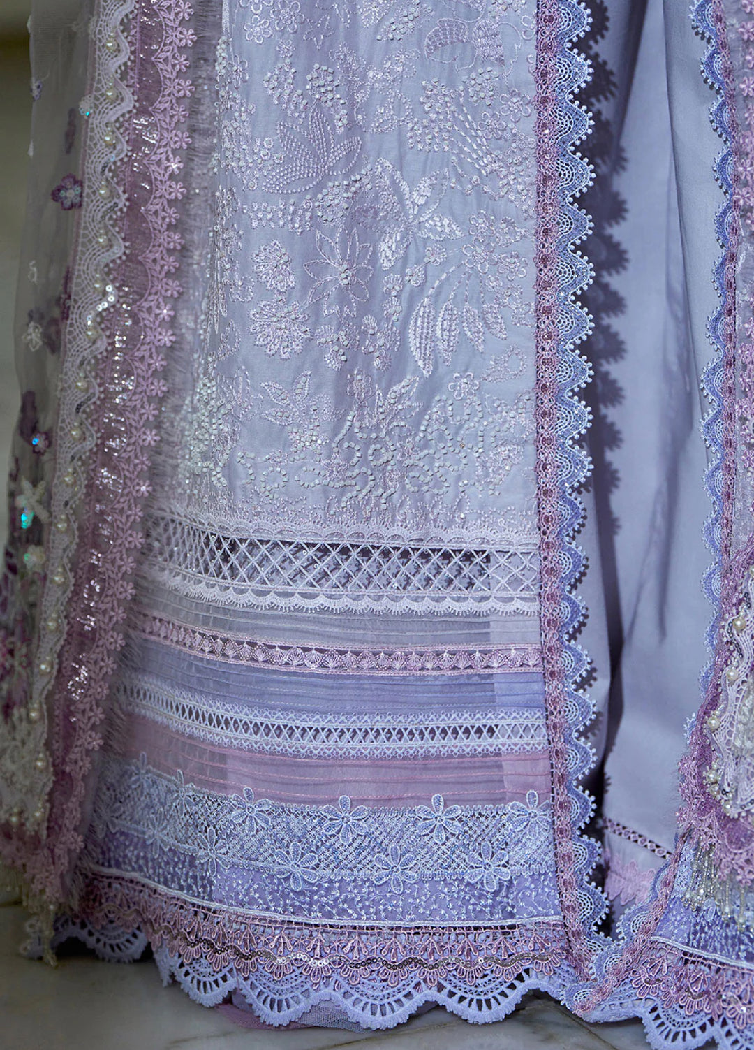 Sobia Nazir Unstitched Embroidered Luxury Lawn 3 Piece Suit SN26ULE D-07 A - Eid Collection